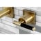 Kingston Brass KS6023CKL Wall Mount Tub Faucet, Antique Brass KS6023CKL - alternate 3